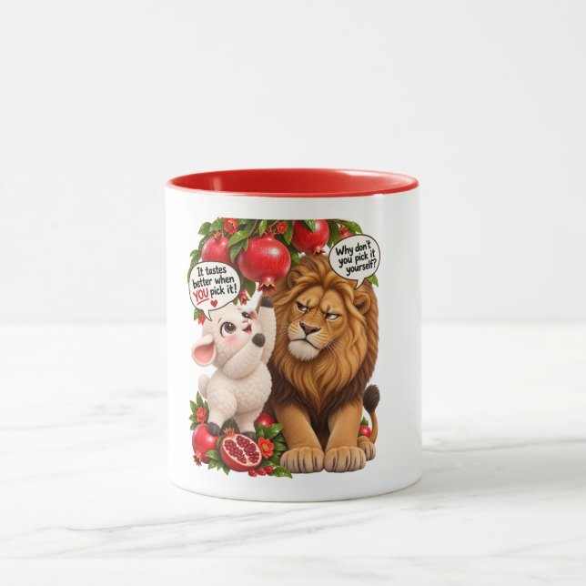 Tasse Lion & Agneau Mignon (Centre)