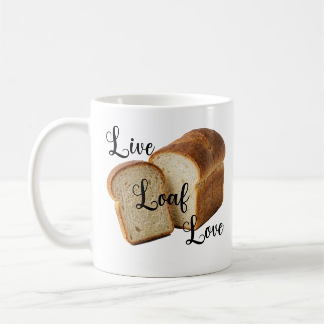 Tasse Live-Loaf-Love (Gauche)