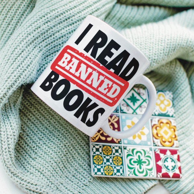 Tasse Livres Interdits Lire (Créateur téléchargé)