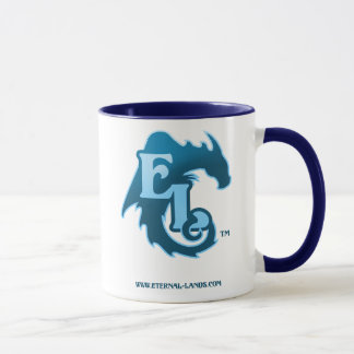 Tasse logo-Bleue d'EL
