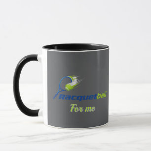Tasse Logo Racket Ball – Coupe Énergétique Sportiv