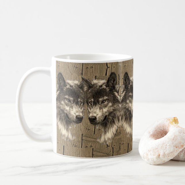 Tasse Loup (Avec donut)