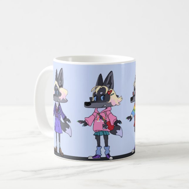 Tasse loup (Devant gauche)