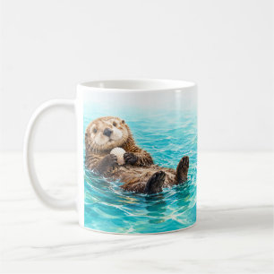 Tasse Loutres Nageuses