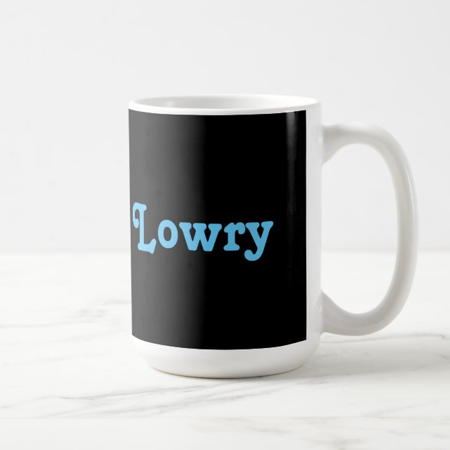 Tasse Lowry (Droite)
