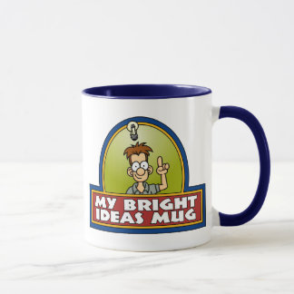 Tasse lumineuse d'idées