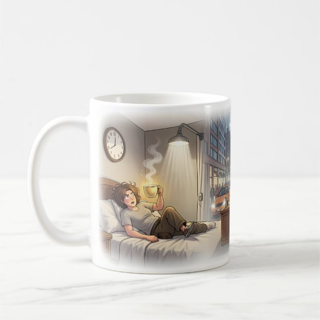 Tasse Lundi Rush City Café Chaos (Gauche)
