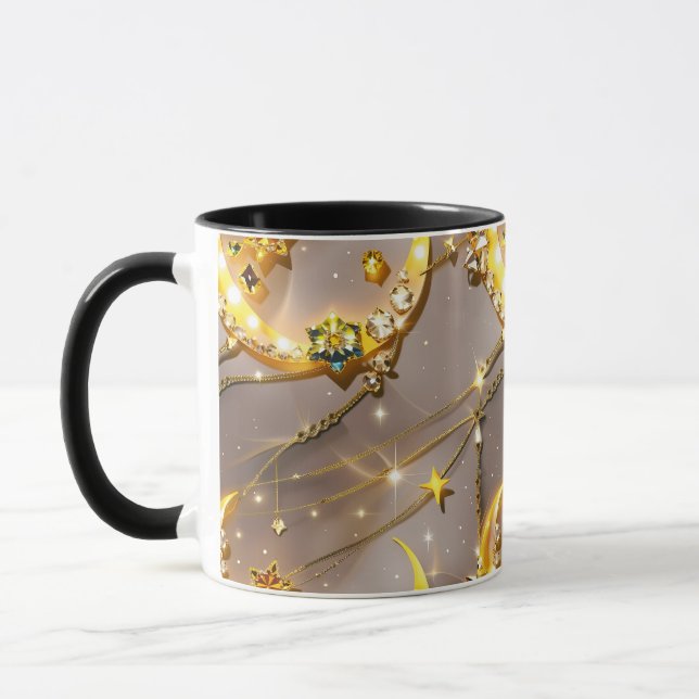 Tasse - Lune céleste jaune Topaze (Gauche)
