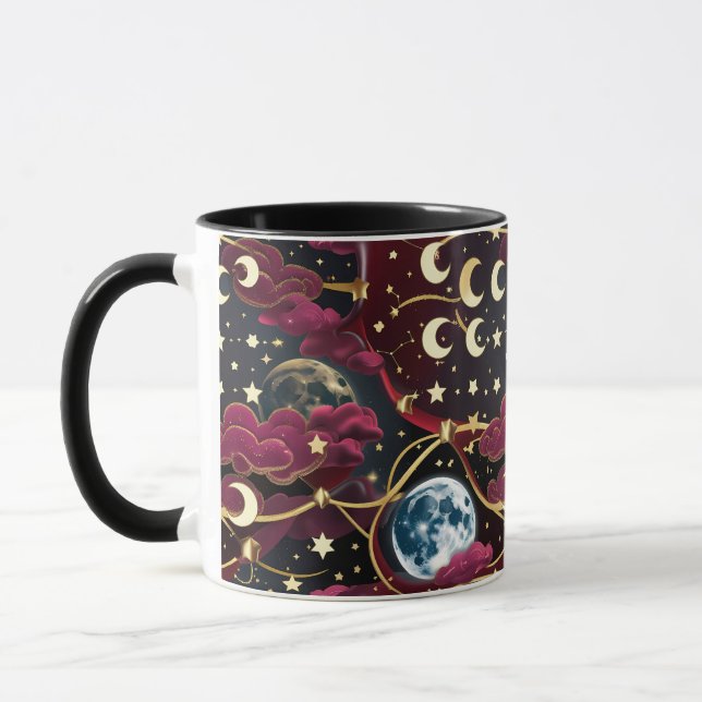 Tasse - Lune céleste rouge (Gauche)