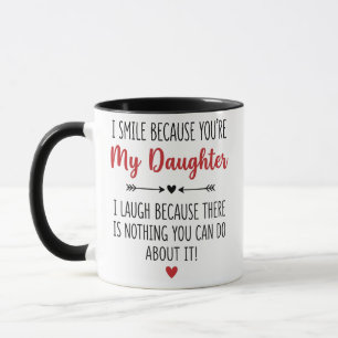 Tasse Ma Fille   Cadeau drôle et chaleureux pour m