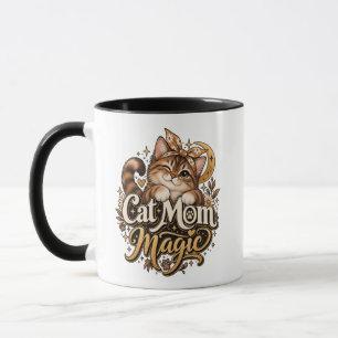 Tasse Magique de Maman de Chat Tasse à café esth