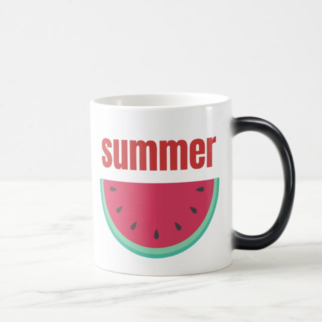 Tasse Magique de Pastèque d'Été | Tasse Changeant  (Droite)