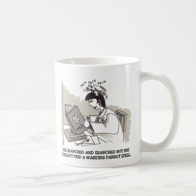 Tasse main gauche de perroquet sorcière (Droite)