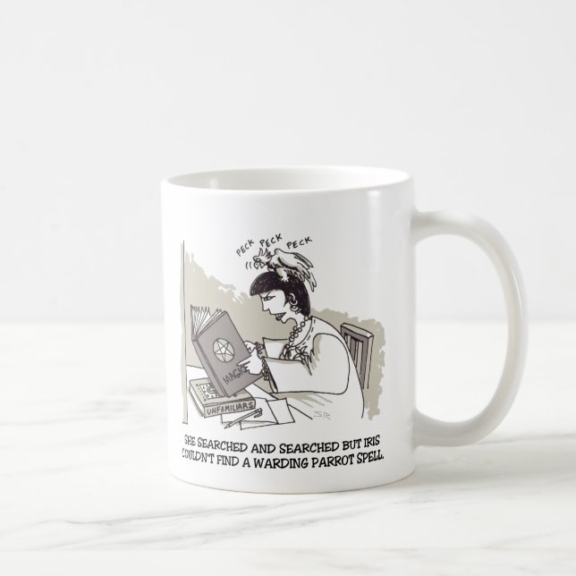 tasse main gauche Perroquet Sorcière (Droite)