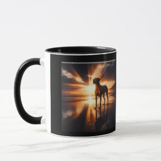 Tasse Majesté Sunset Beach Rhodesian Ridgeback