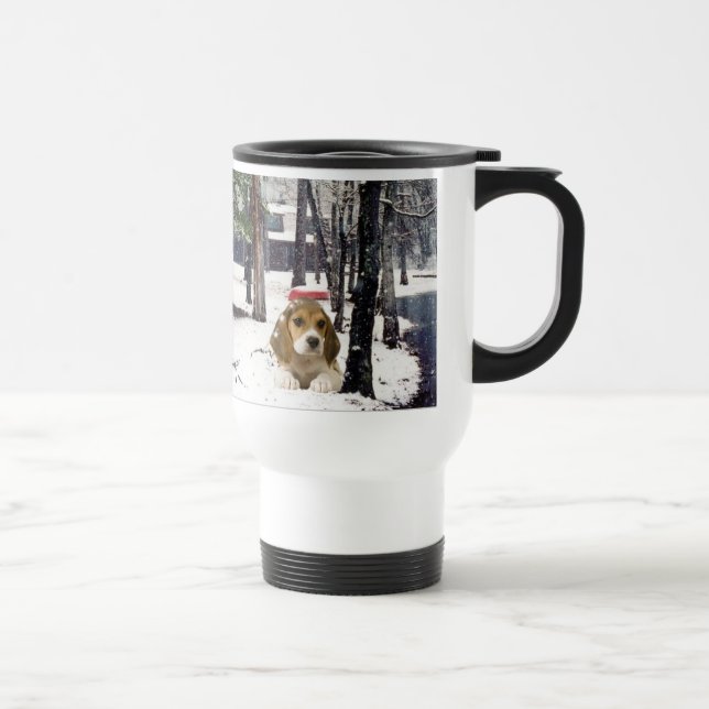 Tasse majestueuse de voyage de neige de beagle (Droite)