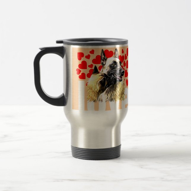 tasse malinois (Gauche)