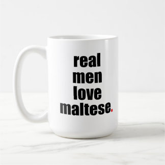 Tasse maltaise de vrai amour d'hommes
