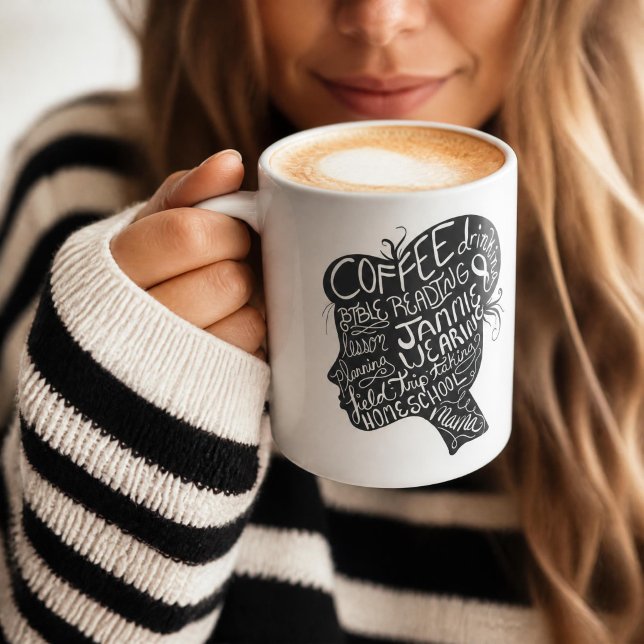 Tasse Mama École à la maison (Créateur téléchargé)