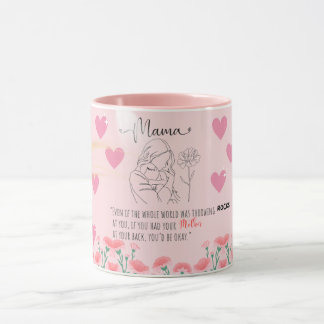 Tasse Mama Love – Mère et bébé chaleureux 