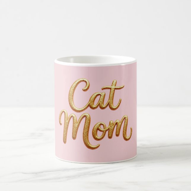 Tasse Maman Chat Rose. (Centre)