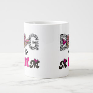 Tasse Maman Chien Cœur Léopard - Cadeau pour Maman