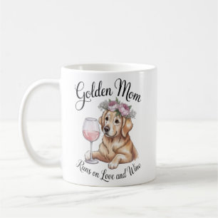 Tasse Maman Dorée Fonctionne à l'Amour et au Vin D