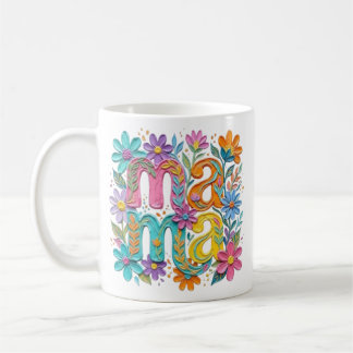 tasse maman florale, tasse maman mignonne, tasse f