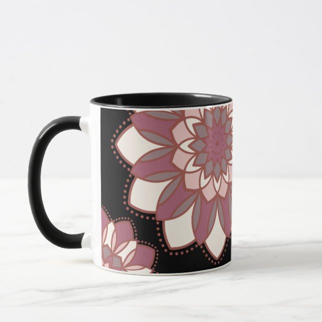 Tasse Mandala Midnight Blush (Gauche)