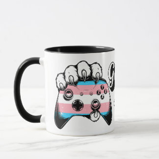 Tasse Manette Patte de Tigre Trans Fierté Game On 