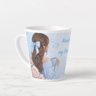 Tasse Manifestation Latte Girl | Cadeau pour amate
