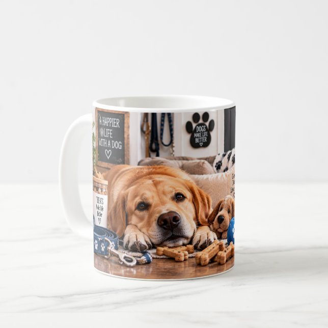 Tasse Marche Friandises Sieste Répéter (Devant gauche)
