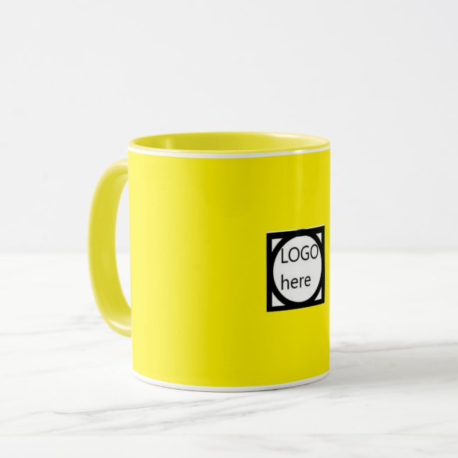 Tasse Marron Café Deux Couleurs Promotionnel (Devant gauche)