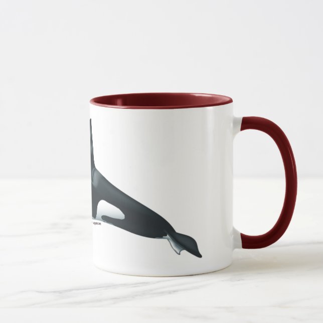 Tasse masculine de sonnerie d'épaulard (Droite)