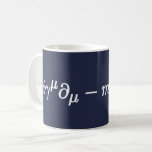 Tasse mathématique d'équations de la Science<br><div class="desc">Équation de Dirac. Une tasse fraîche de la science et de maths sera un cadeau parfait pour qui aime la science et des maths,  grandes pour les chercheurs,  les professeurs de maths et le geeks scientifiques.</div>