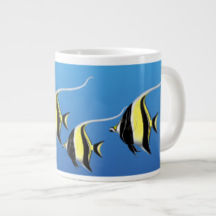 Tasse maure d'éléphant de poissons de récif