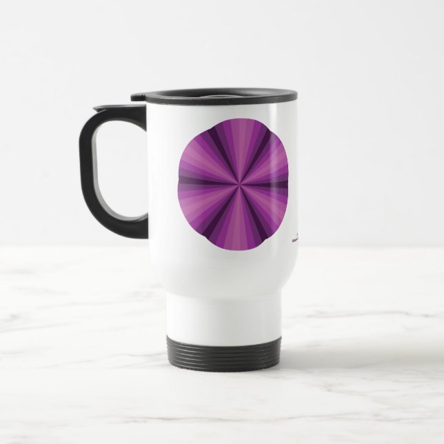 Tasse Mauve Illusion Optique (Gauche)