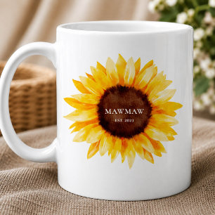 Tasse Mawmaw Tournesol Cadeau pour grand-mère