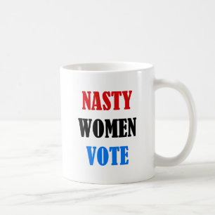 Tasse méchante de vote de femmes