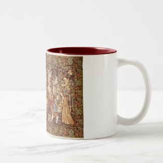 Tasse médiévale de tapisserie
