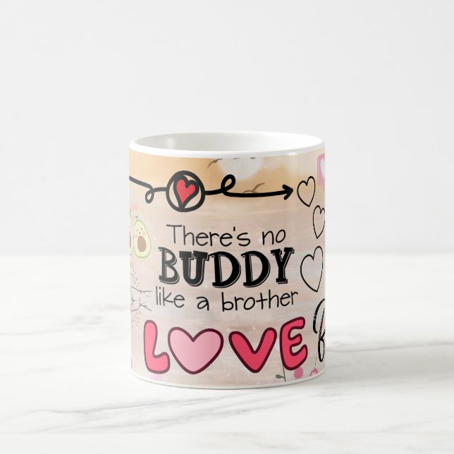 Tasse Meilleur Frère avec Message d'Amour Sincère  (Centre)
