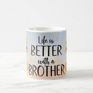 Tasse Meilleur Frère avec Message d'Amour Sincère 