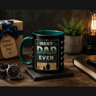 Tasse Meilleur Papa du Monde | Cadeau de Fête des