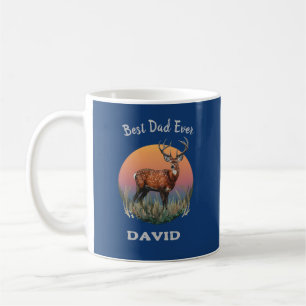 Tasse Meilleur Papa Tête de Cerf Cadeau pour Papa