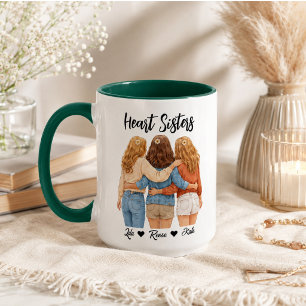 Tasse Meilleure Amie Personnalisée Fête de l'Ami