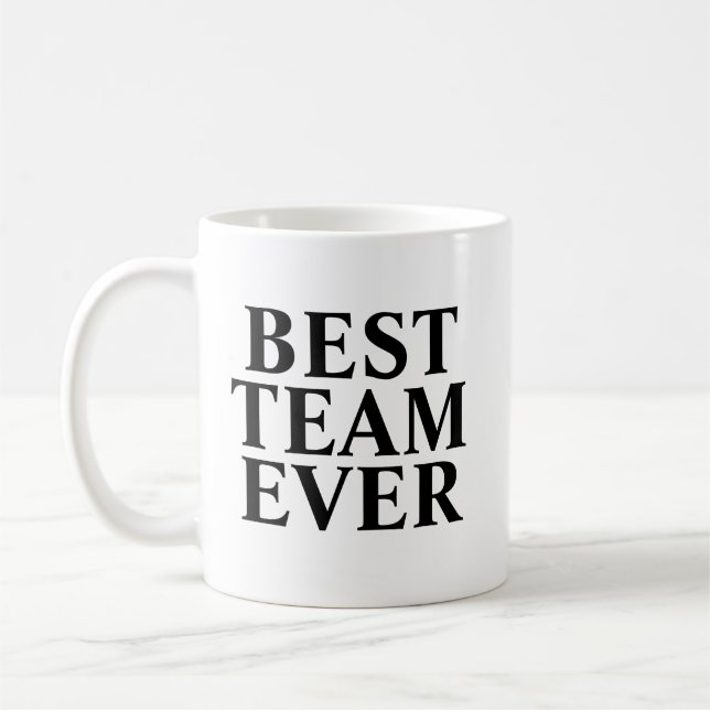 Tasse Meilleure Équipe, Cadeaux de Reconnaissance  (Gauche)