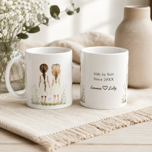 Tasse Meilleures Amies Depuis Nom Personnalisé