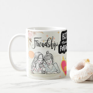 Tasse Meilleures Amies Pour Toujours avec Enfants