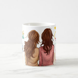 Tasse Meilleurs Amis pour Toujours avec des Enfant