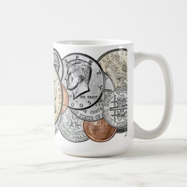 TASSE MÉLANGÉE DE PIÈCES DE MONNAIE (Droite)